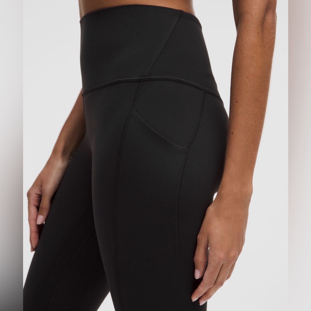 NWT Lululemon Align High-Rise Leggings Pants With Pockets 28”, black, 6 - Picture 5 of 6